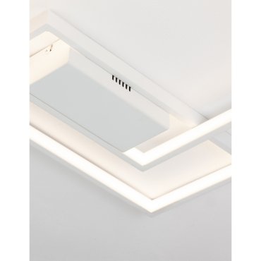 Nova Luce Porto - plafondverlichting - 45 x 45 x 4 cm - 30W dimbare LED incl. - zandwit