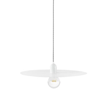 Faro Plat - hanglamp - Ø 50 cm - mat wit
