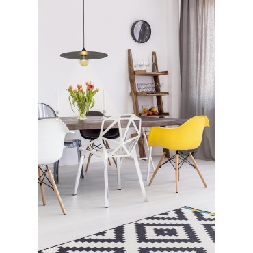 Faro Plat - hanglamp - Ø 50 cm - mat zwart