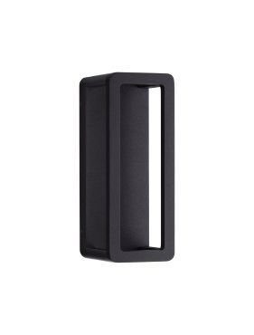 Nova Luce Cosmic - buiten wandverlichting - 8,6 x 23 x 12,5 cm - 9W LED incl. - IP65 - donker antraciet