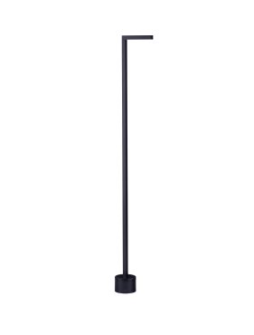 Nova Luce Pipe - tuinpaal - 11 x 94,5 cm - 5W LED incl. - IP65 - zandzwart