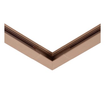 Lucide Linial - magnetisch railsysteem - vertikaal hoekprofiel - 6,7 x 1,9 x 6,7 cm - champagne