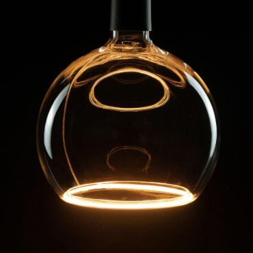 Segula LED lamp - Floating Globe - Ø 20 x 23,5 cm - E27 - 5W dimbaar - 2200K - transparant