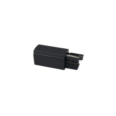 Maxlight Track - voedingsklem (links) voor rails - 9,6 x 2,15 x 3,25 cm - zwart