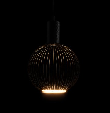 Segula Floating Globe Filo LED - Ø 18 cm - E27 - 5W dimbaar - 2200K - zwart