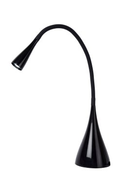 Lucide Zozy - tafellamp - Ø 11,2 x 48,5 cm - 4W LED incl. - 3 stappen dimbaar - zwart