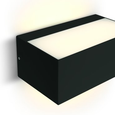 ONE Light Indoor/Outdoor Wall Lights - buiten wandverlichting - 23 x 10 x 9 cm - IP65 - antraciet