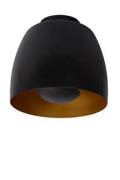 Lucide Nolan - plafondverlichting - Ø 24 x 21,7 cm - zwart