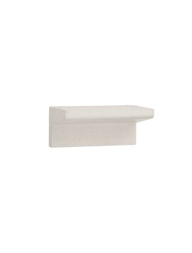Nova Luce Lita - buiten wandverlichting - 20 x 9 x 12 cm - 6W LED incl. - IP65 - wit