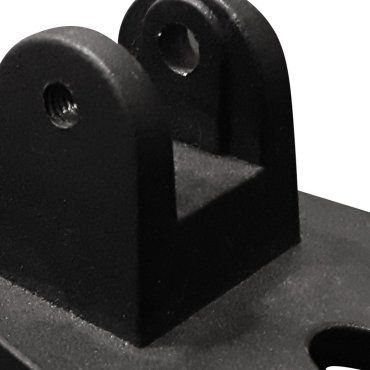 Nova Luce Base - 5,5 x 5,5 x 4 cm - zwart