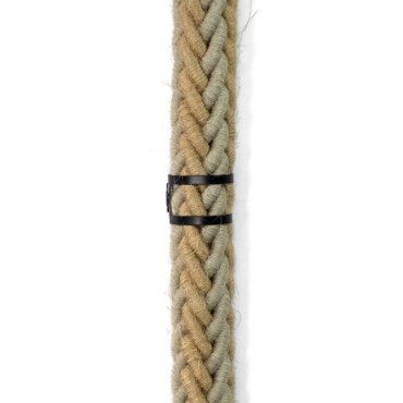 Creative Cables - Metalen kabelbinderclip voor touwen met een diameter van 24 mm - zwart