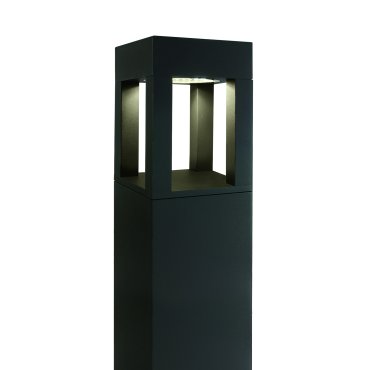 ONE Light Cage Light II – tuinpaal - 16 x 16 x 90 cm - 22W LED incl. - IP65 - antraciet - witte lichtkleur