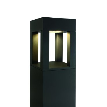 ONE Light Cage Light I - tuinpaal - 16 x 16 x 60 cm - 22W LED incl. - IP65 - antraciet - warm witte lichtkleur
