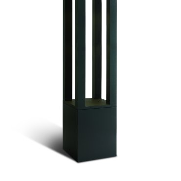 ONE Light Cage Light I - tuinpaal - 16 x 16 x 90 cm - 22W LED incl. - IP65 - antraciet - witte lichtkleur