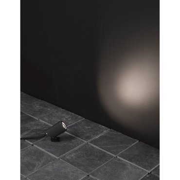 Nova Luce Mini – grondspot - 8 cm - 3W LED incl. - IP65 - zwart