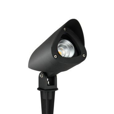 Nova Luce Inside - grondspot op piek - 26 cm - 3W LED incl. - IP65 - zwart