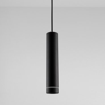 Nova Luce Esca - hanglamp - Ø 6 x 150 cm - zandzwart