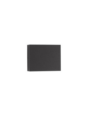 Nova Luce Dewi - buiten wandverlichting - 11,8 x 9,7 x 3,8 cm - 8W LED incl. - IP65 - donker antraciet