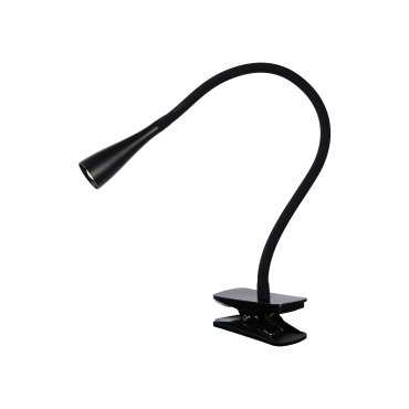 Lucide Zozy - klemlamp - 19 x 8 x 17 cm - 3W dimbare LED incl. - zwart
