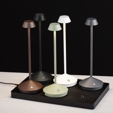 Nova Luce Base - oplaadstation voor 6 tafellampen - 42,5 x 3,5 x 27 cm