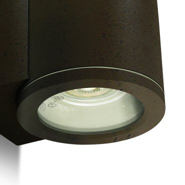 ONE Light - buiten wandverlichting - Ø 8 x 9 cm - IP54 - roest bruin