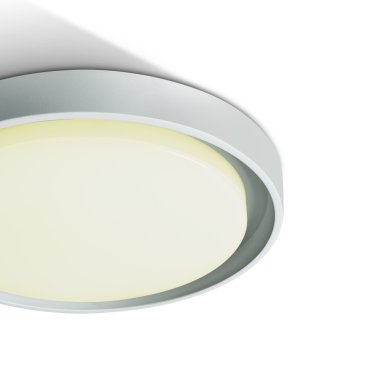 ONE Light Outdoor Project - buiten plafondverlichting - Ø 34 x 5 cm - 30W LED incl. - IP54 - wit