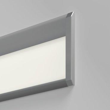 Klus Obit - inbouw wand ledprofiel - 8 cm hoogte - geanodiseerd zilver