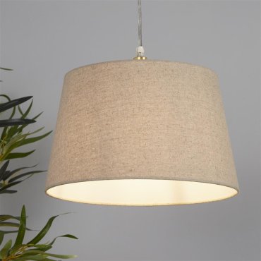 Searchlight Finn Tapered Shade - lampenkap - Ø 30 x 19 cm - naturel