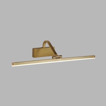 Searchlight LED Picture Lights - wandverlichting - 51 x 11 cm - 12W LED incl. - geborsteld goud