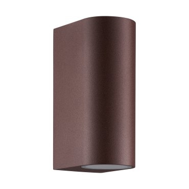 Nordlux Dion Double - buiten wandverlichting - 6,6 x 16,2 cm - IP44 - roestig