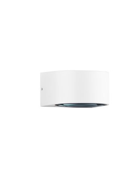 Nova Luce Opera - buiten wandverlichting - 11 x 6,8 x 10 cm -  6W LED incl. - IP54 - zandwit