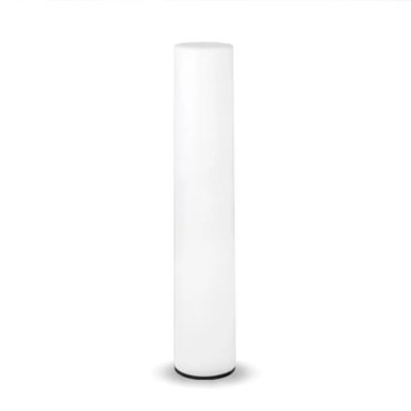 New Garden Fity 100 - buiten vloerlamp - Ø  19 x 100 cm - 14W LED incl. - IP65 - wit - koel witte lichtkleur
