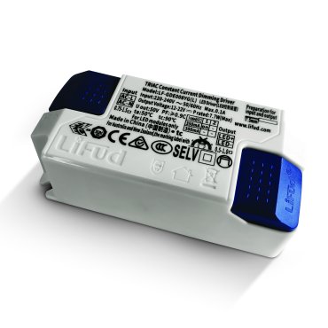 Constant current dimmable LED driver for 300/350mA LED spots / LED fittings.