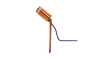Integral LED Moroni - grondspot  op piek - Ø 6 x 37,2 cm - IP65 - koper