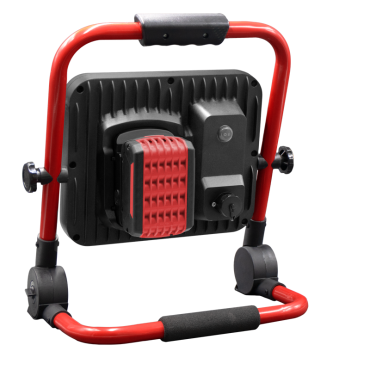 Century Italia Rework - draagbare verstraler - 33,5 x 20 x 37,5 cm - 70W dimbare LED incl. - IP65 - zwart en rood