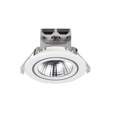 Nordlux Alec 1-Kit - inbouwspot - Ø 95 mm, Ø 80 mm inbouwmaat - 3 stappen dimmer - 6,1W LED incl. - IP44 - wit