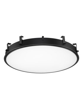 Nova Luce Perfect Profile Trimless - inbouwspot - Ø 1045 mm, 1030 mm inbouwmaat - 120W dimbare LED incl. - 3000K - zwart