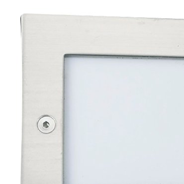 Searchlight Ankle - inbouw wandverlichting - 7,1 x 5,1 x 7,1 cm - 1W LED incl. - IP54 - roestvrij staal