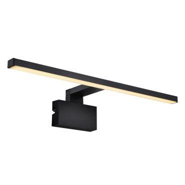 Nordlux Marlee 50 - wandlamp - 50 x 13,6 x 6,4 cm - 8,9W LED incl.  - IP44 - zwart - warm wit (3000K)
