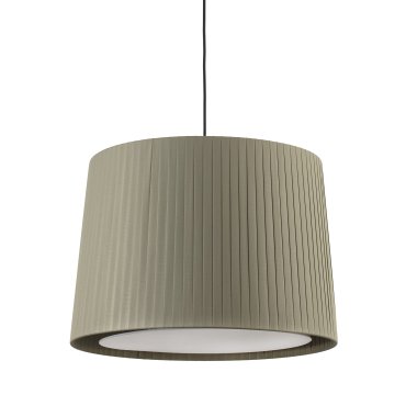 Faro Samba - hanglamp - Ø 40 x 30 cm - zwart en groen