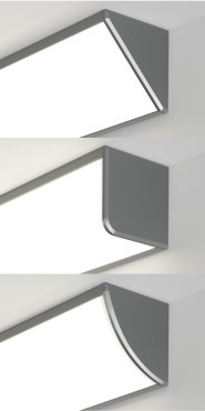 Klus Kopro - hoek ledprofiel - 3,2 x 3,2 cm - geanodiseerd zilver