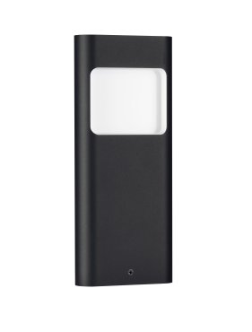Nova Luce Tall - tuinpaal - 12,5 x 30 x 4 cm - 4W LED incl. - IP54 - zandzwart