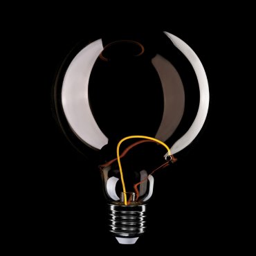 Creative Cables LED filament lamp Magnetic - Ø 12,5 x 17,8 cm - E27 - 2,8W - 1800K - gerookt