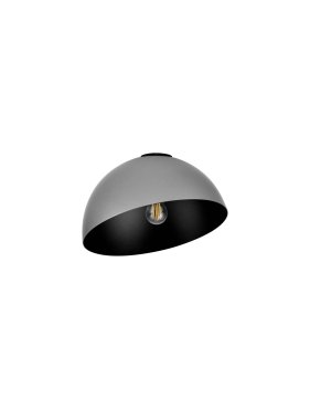 Nova Luce Onia - plafondlamp - Ø 29 x 19 cm - metallic en zandzwart