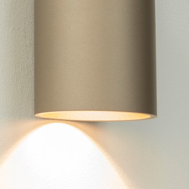 Artdelight Brody - wandlamp - Ø 7,2 x 11 cm - 4W LED incl. - IP54 -  champagne