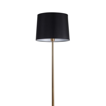 Faro Rem - staanlamp - 171 cm - brons en zwart