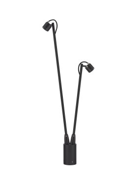 Nova Luce Sento - tuinpaal 2L - 26 x 70 cm - 6W LED incl. - IP65 - donker antraciet