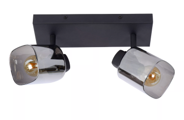 Lucide Alion - opbouwspot - 26 x 10 x 18 cm - zwart gerookt