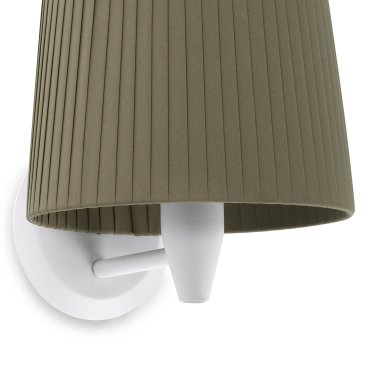 Faro Samba - wandverlichting - 21,5 x 19 x 17,3 cm - groen en wit