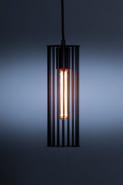 ETH Birdy - hanglamp - 120 x 9,6 x 200 cm - zwart
